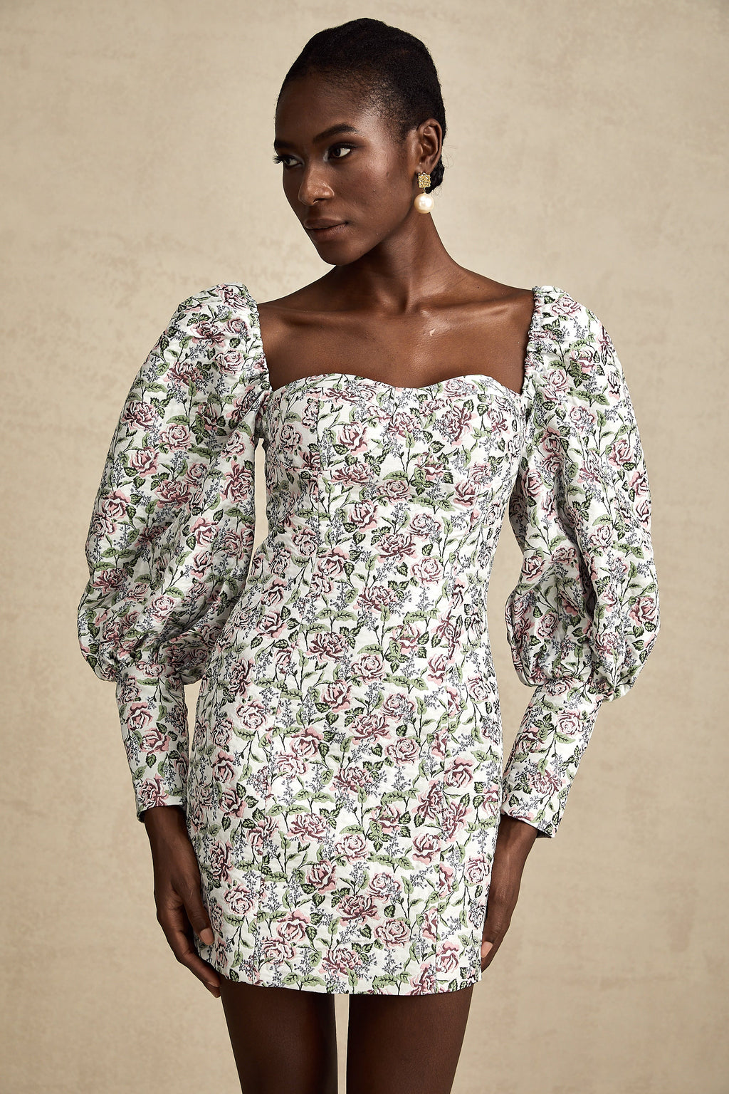 Gaëlle desen mini elbise