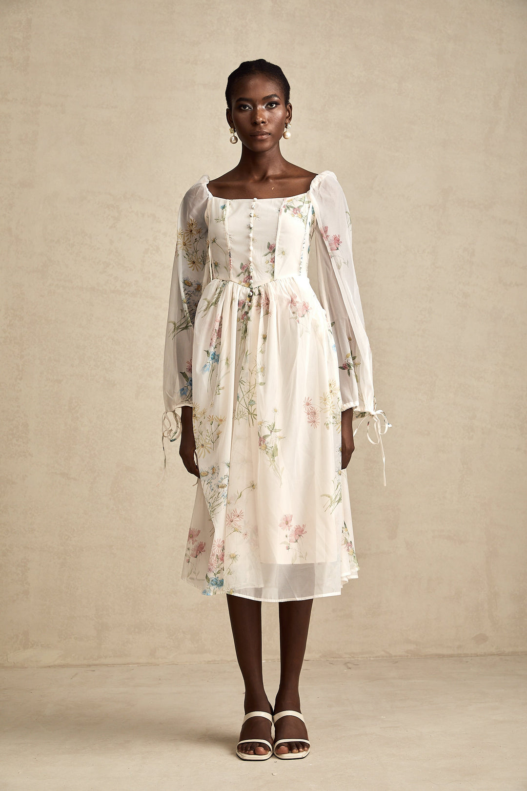 Anne midi elbise