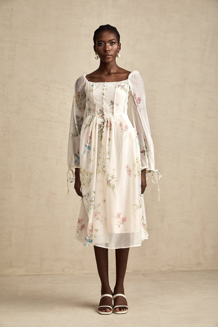 Anne midi elbise