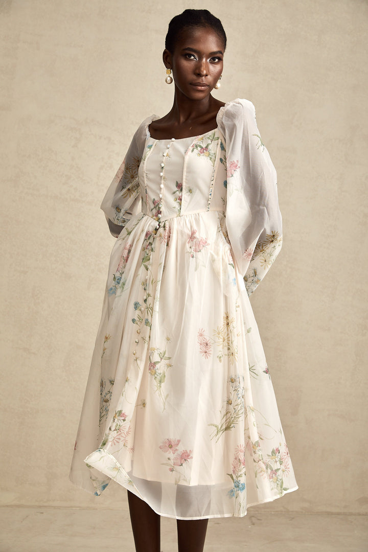 Anne midi elbise