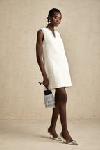 Coralie kolsuz mini elbise