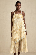 Juliette dantel midi elbise