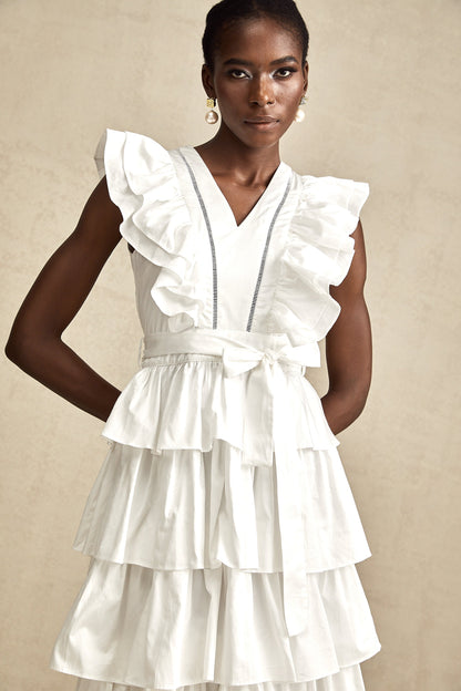 Catherine midi elbise