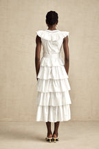 Catherine midi elbise