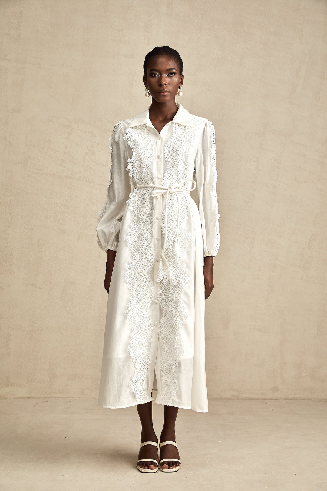 Colette midi elbise
