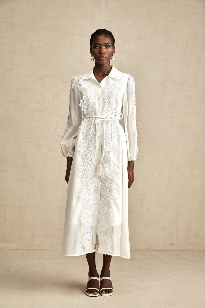 Colette midi elbise