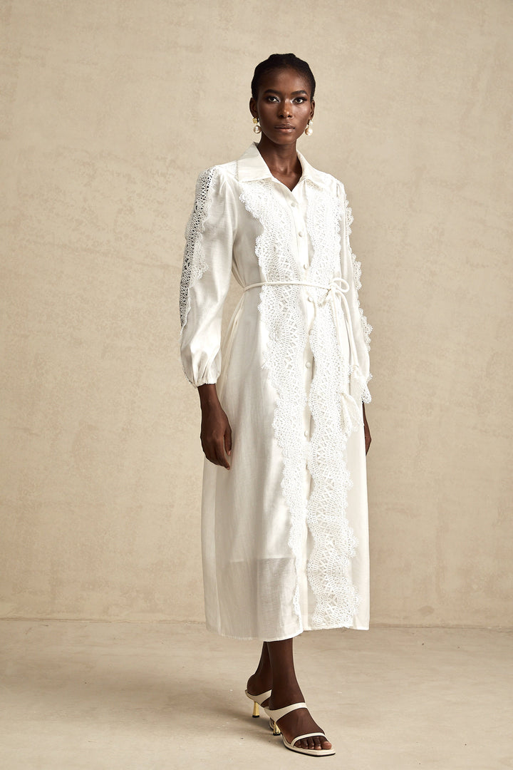 Colette midi elbise