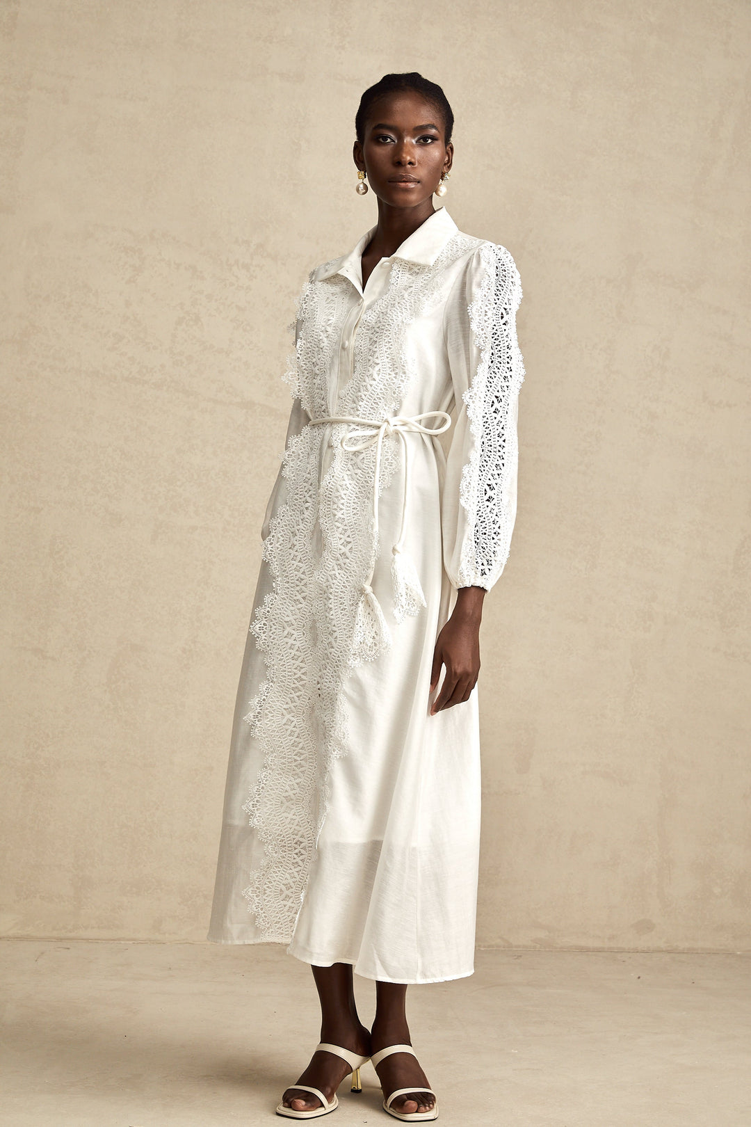 Colette midi elbise