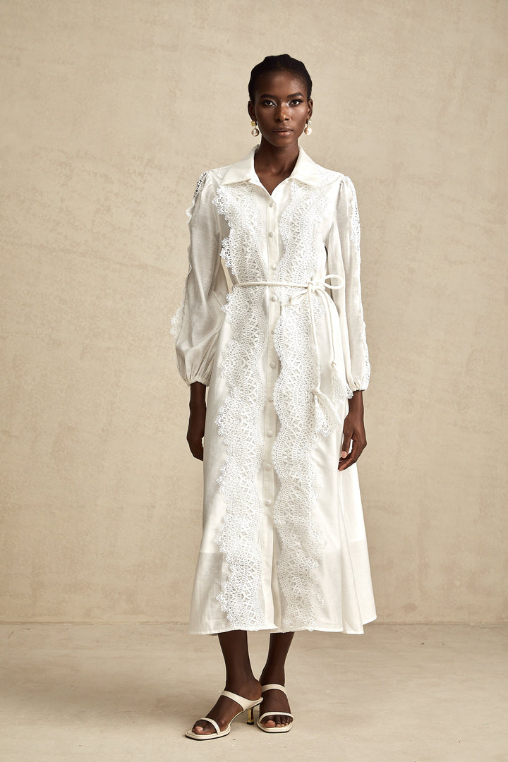 Colette midi elbise
