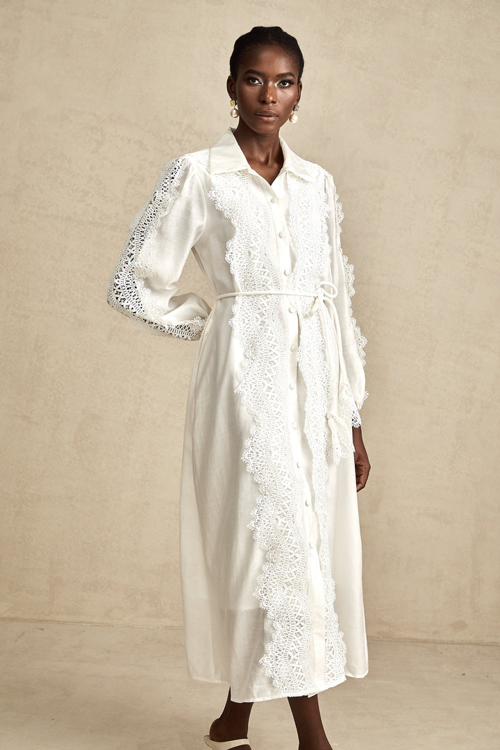 Colette midi elbise