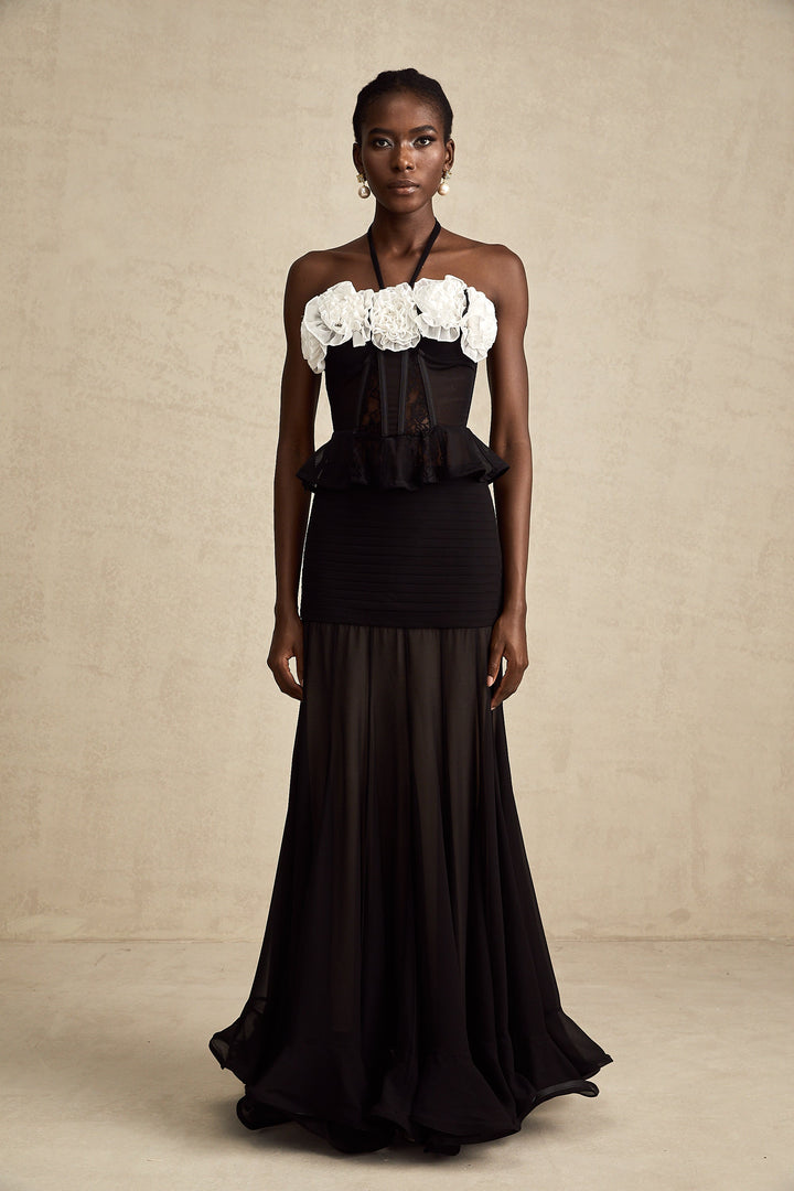 Céleste dantel korse top