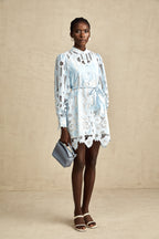 Catherine dantel mini elbise