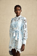 Catherine dantel mini elbise