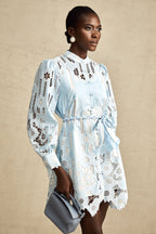 Catherine dantel mini elbise