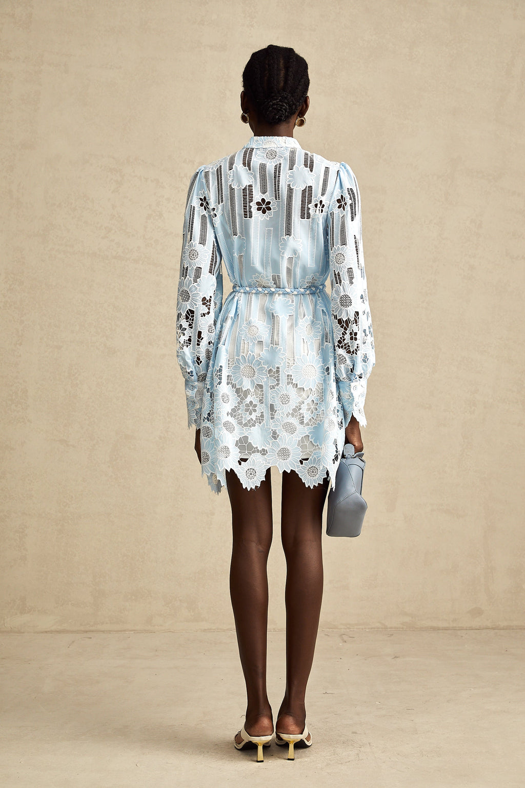 Catherine dantel mini elbise