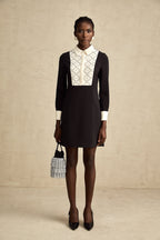 Esmée kontrast mini elbise