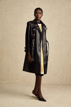 Camille Siyah Deri Kaban