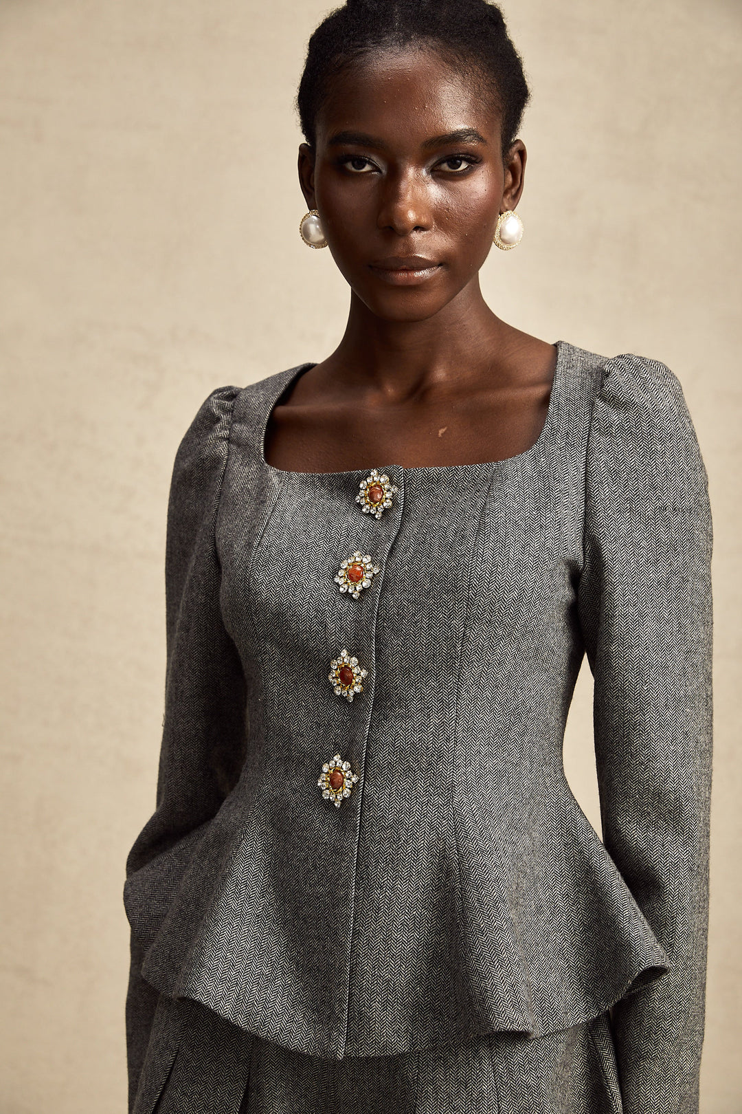 Agathe top ve etek takım