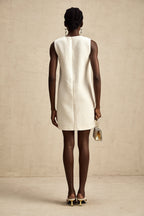 Tüvit İşlemeli Mini Elbise