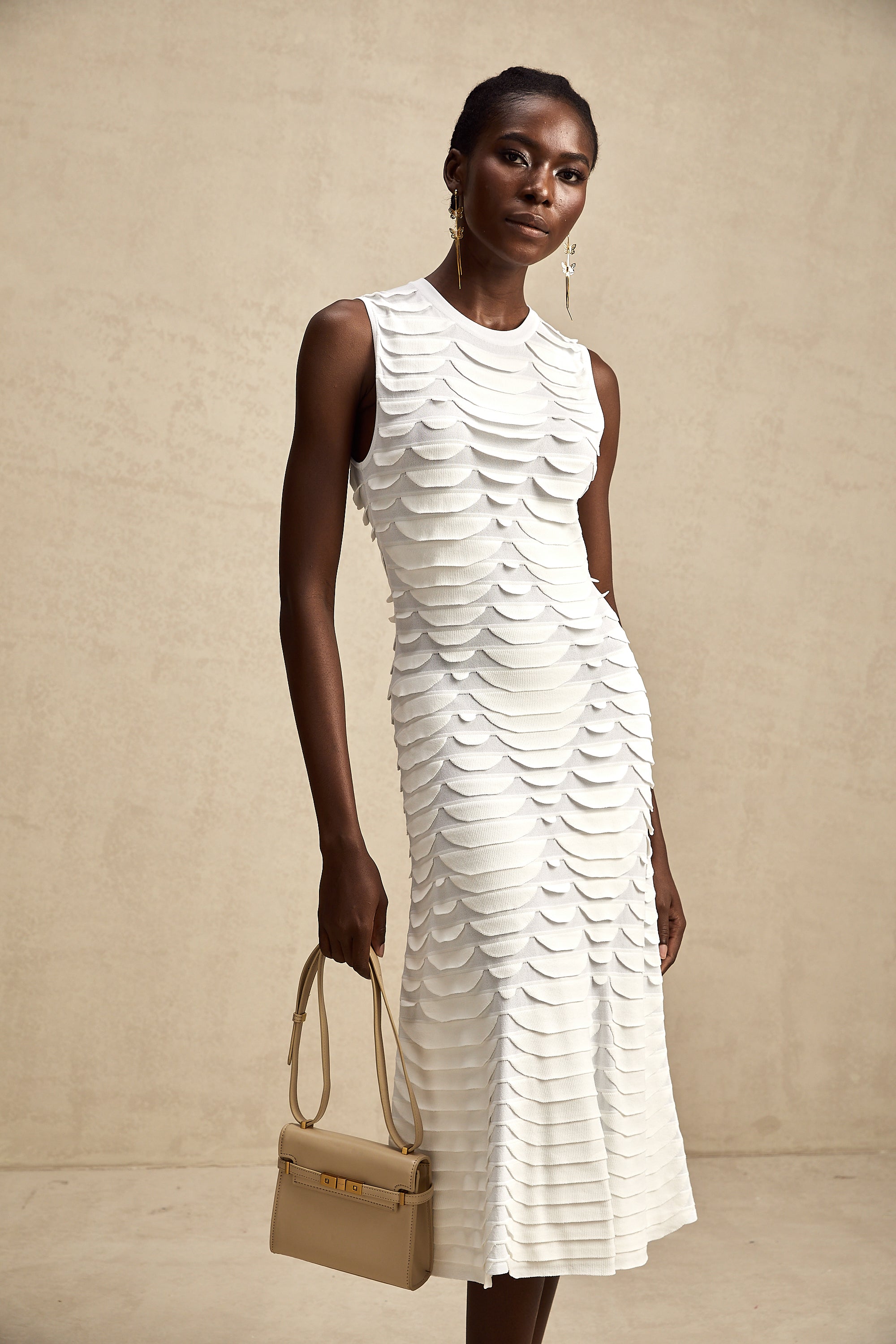 Anna midi elbise