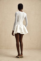 Océane dantel mini elbise