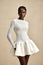 Océane dantel mini elbise