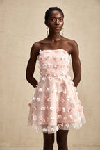 Lilou kabarık mini elbise