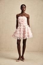 Lilou kabarık mini elbise