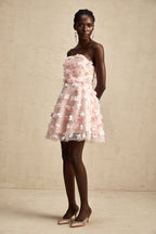 Lilou kabarık mini elbise