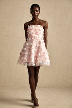 Lilou kabarık mini elbise