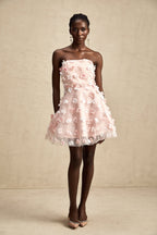 Lilou kabarık mini elbise