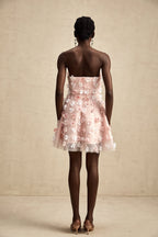 Lilou kabarık mini elbise