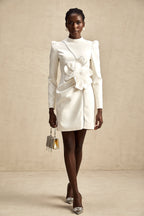 Inès çiçek mini elbise