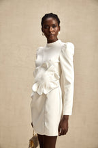 Inès çiçek mini elbise