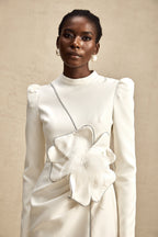 Inès çiçek mini elbise