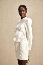 Inès çiçek mini elbise