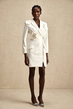 Constance zip midi elbise