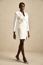 Constance zip midi elbise