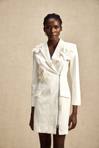 Constance zip midi elbise