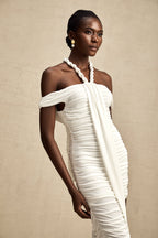 Émeline detay midi elbise