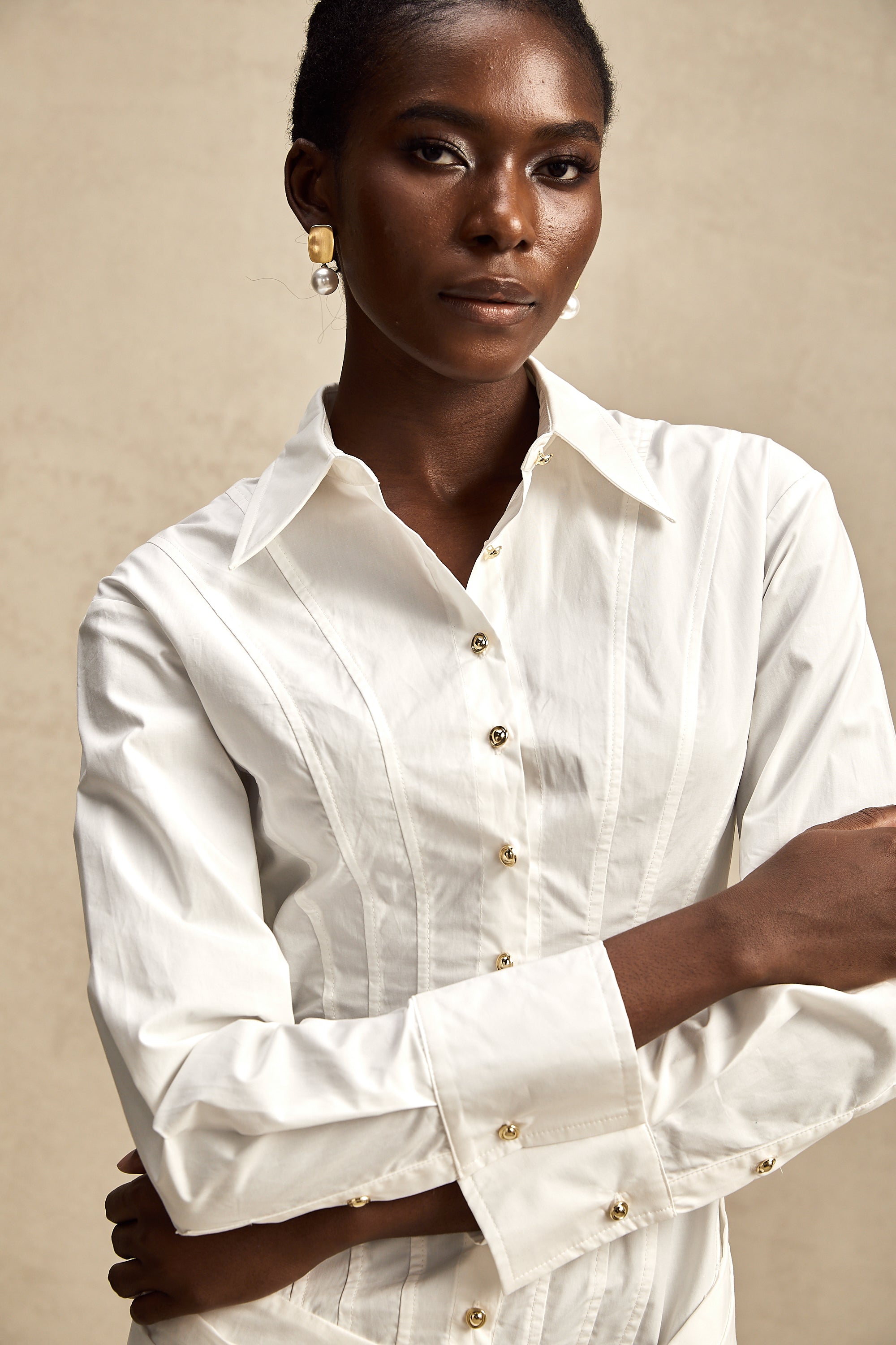 Orlane mini gömlek elbise