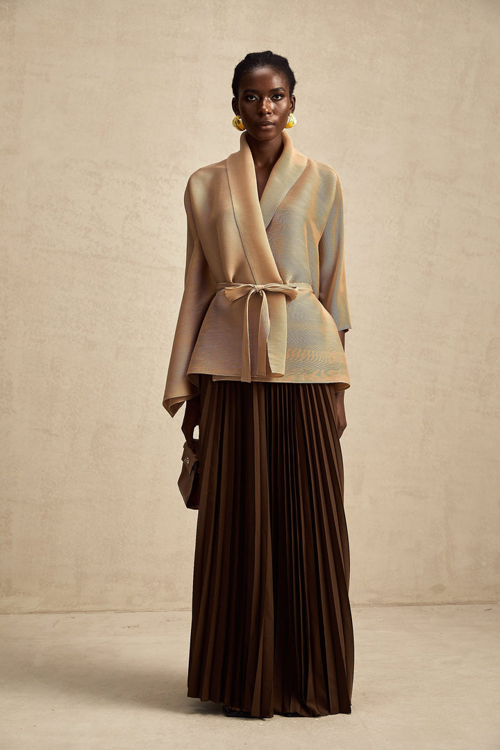 Pilili Üst Ve Etek Takım