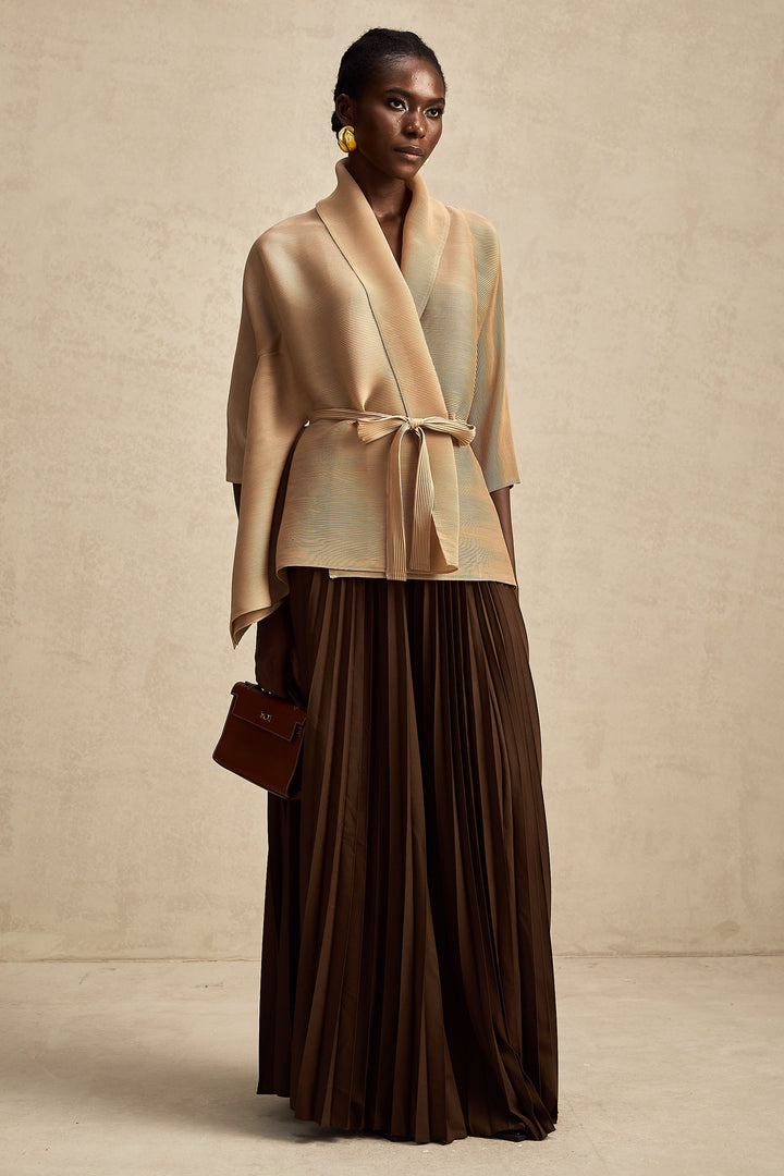 Pilili Üst Ve Etek Takım