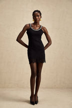 Emma dantel mini elbise