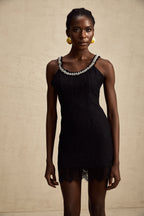 Emma dantel mini elbise