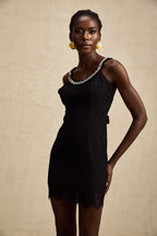 Emma dantel mini elbise