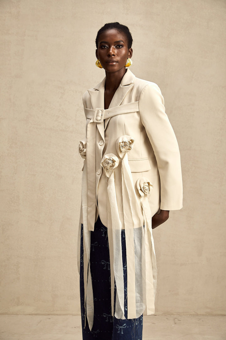 Louise kurdele ceket