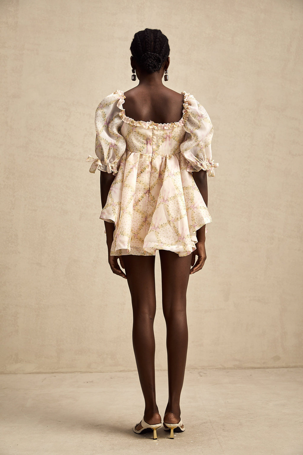 Lou ekose mini elbise