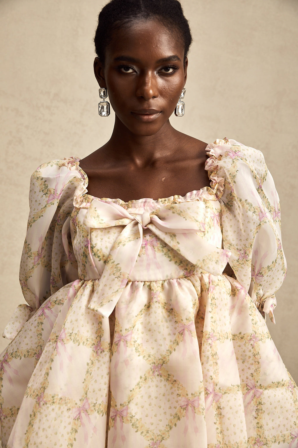 Lou ekose mini elbise