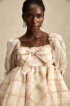 Lou ekose mini elbise